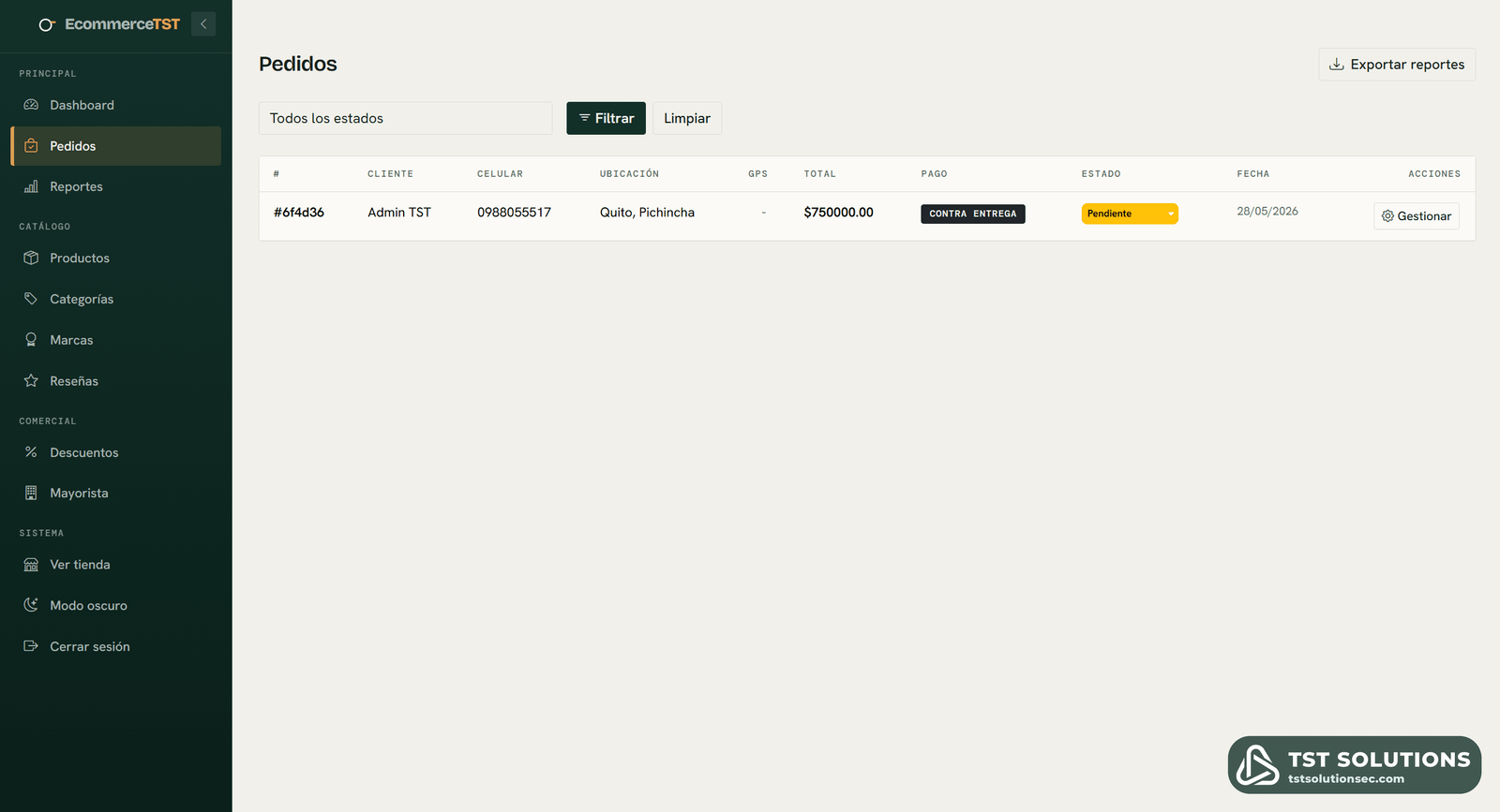 ECOMMERCE TST — Captura 10