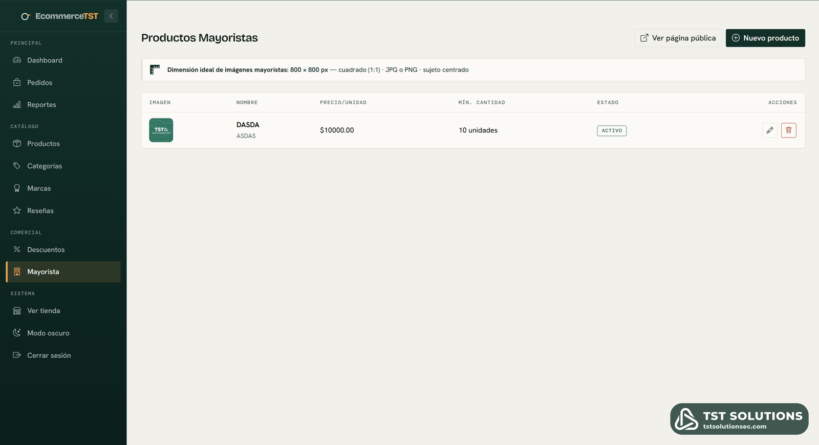 ECOMMERCE TST — Captura 16