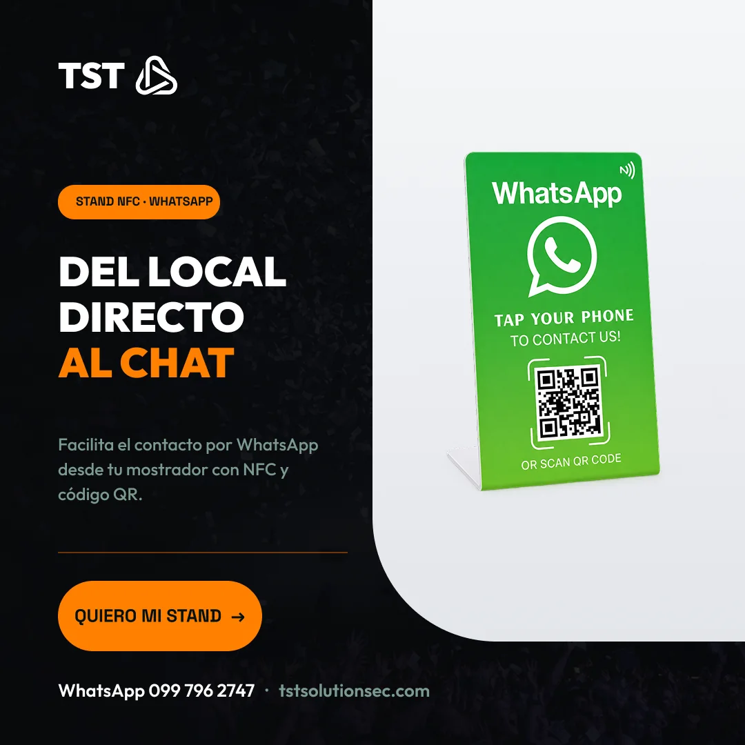 PLACA WHATSAPP NFC